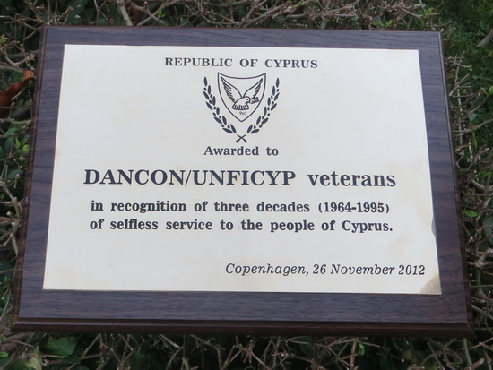Cypern hædrer danske FN-veteraner